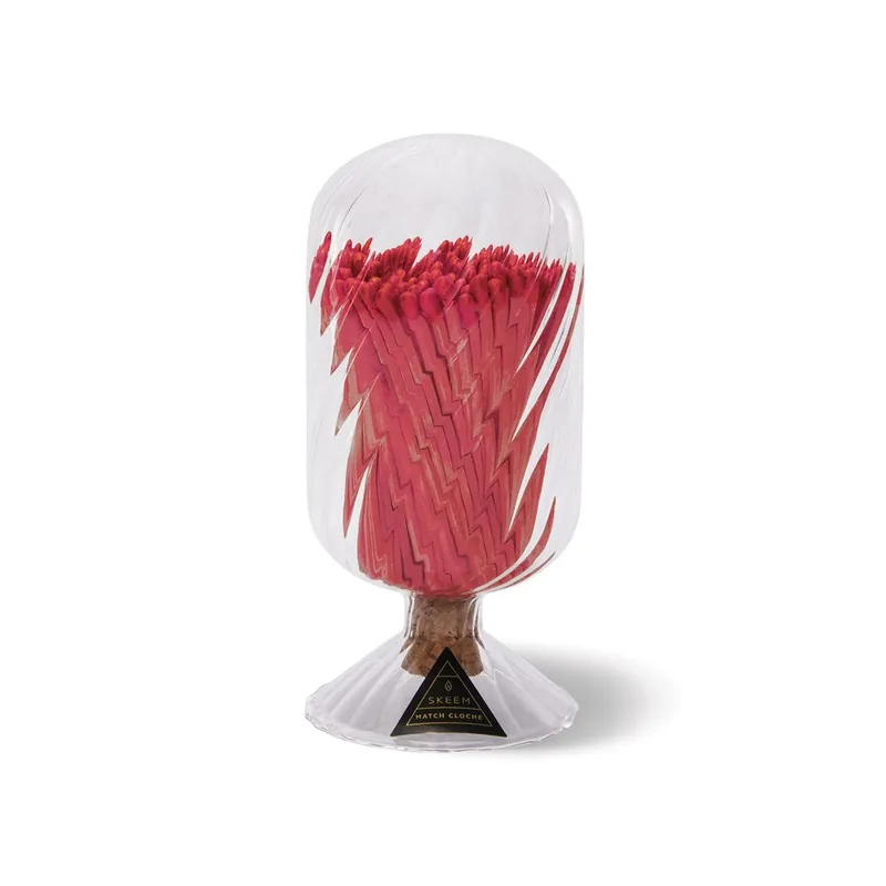 Helix Match Cloche w/ All Red Matches - Skeem