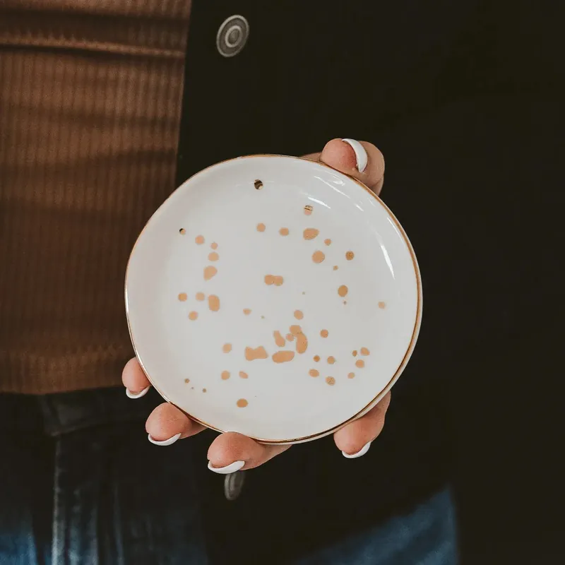 Speckled Jewelry Dish - Sweet Water Decor