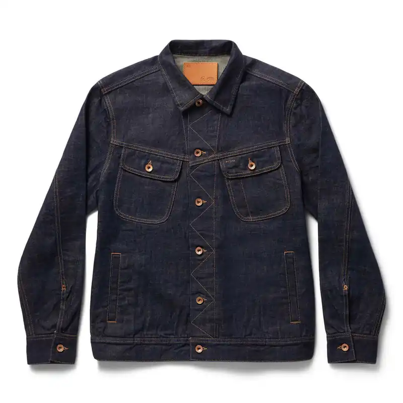 The Long Haul Jacket in Rinsed Organic Selvedge - Taylor Stitch
