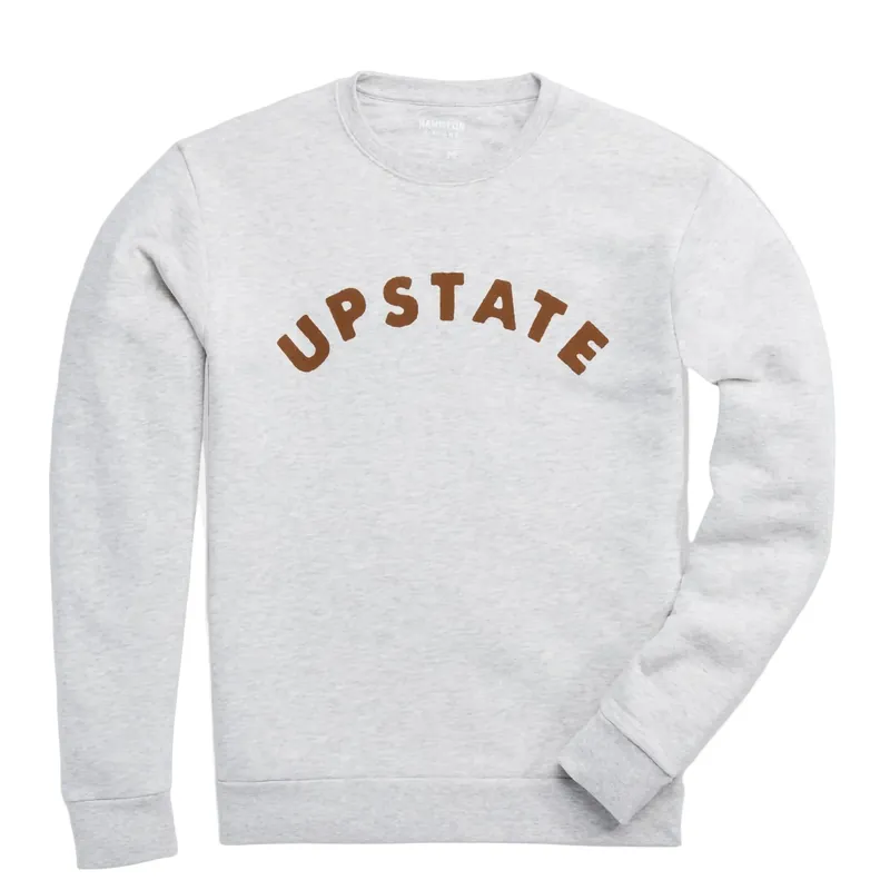 Upstate Arch Crewneck - Heathered Oatmeal