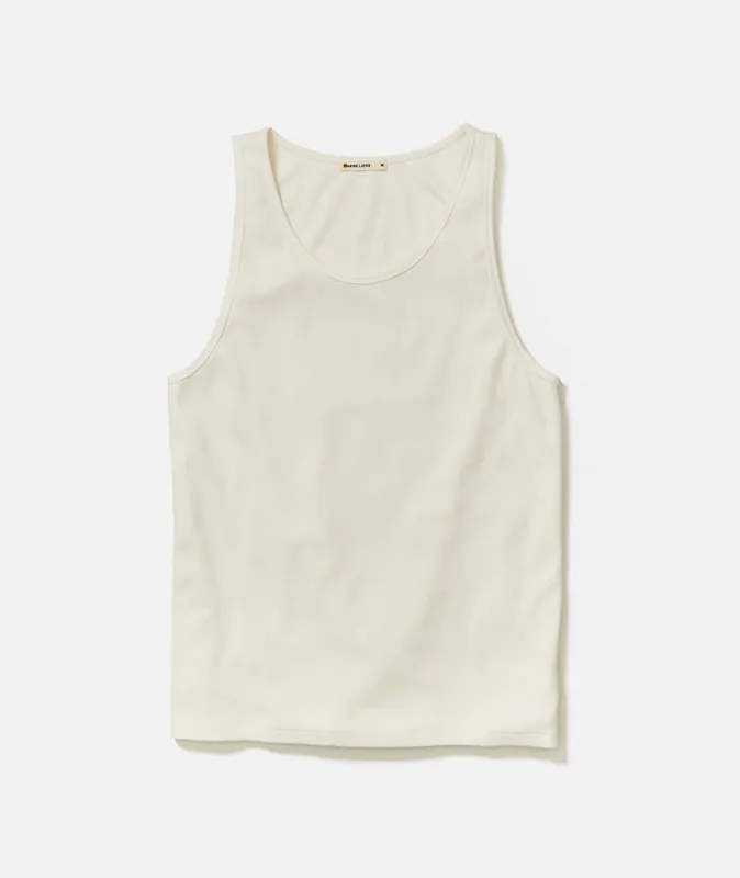 Carter Rib Tank - White