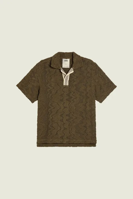 Pine Verve Palmer Crochet Shirt - OAS