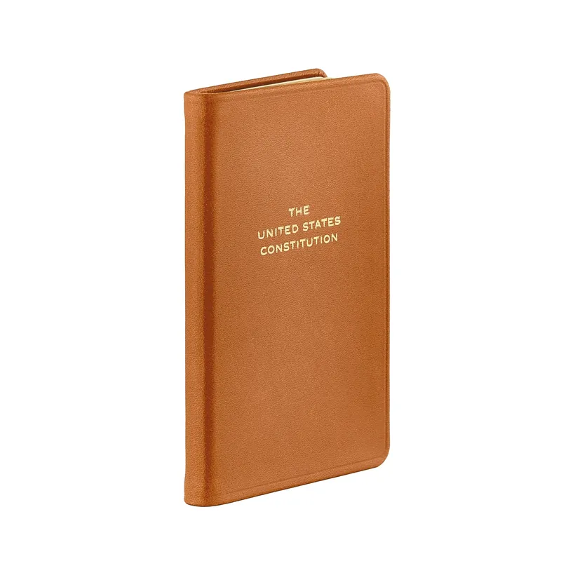 United States Constitution - British Tan Traditional Leather