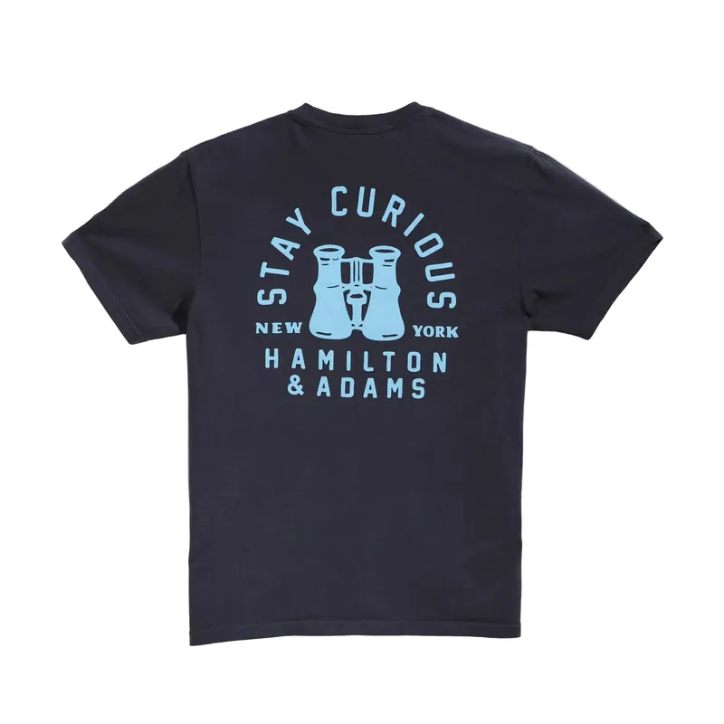 Stay Curious T - Hamilton & Adams