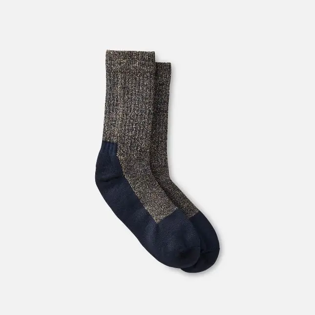 Deep Toe-Capped Sock - Navy