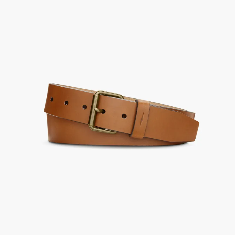 1 1/2" Rambler Leather Belt - Tan