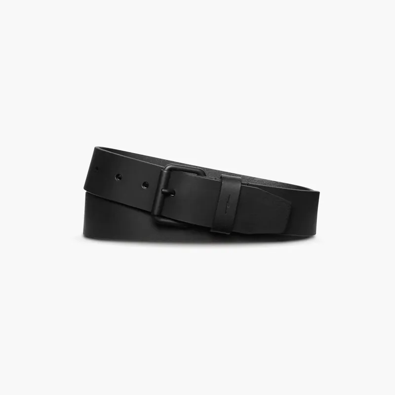 1 1/2" Rambler Leather Belt - Black