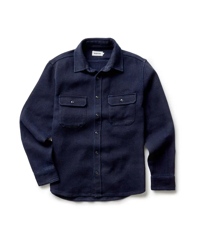 The Division Shirt in Rinsed Indigo - Taylor Stitch
