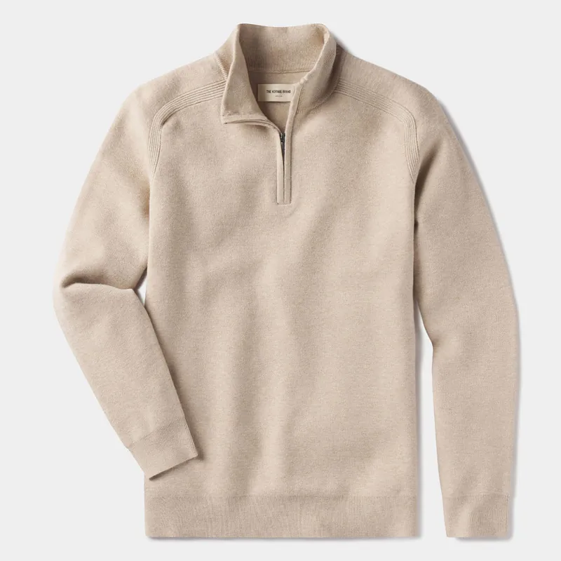 Coopers Landing Quarterzip - Oatmeal