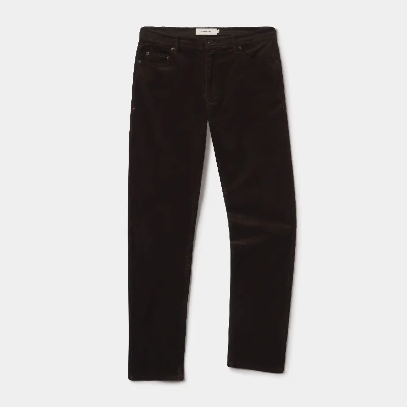 Cord 5-Pocket Pant - Dark Brown