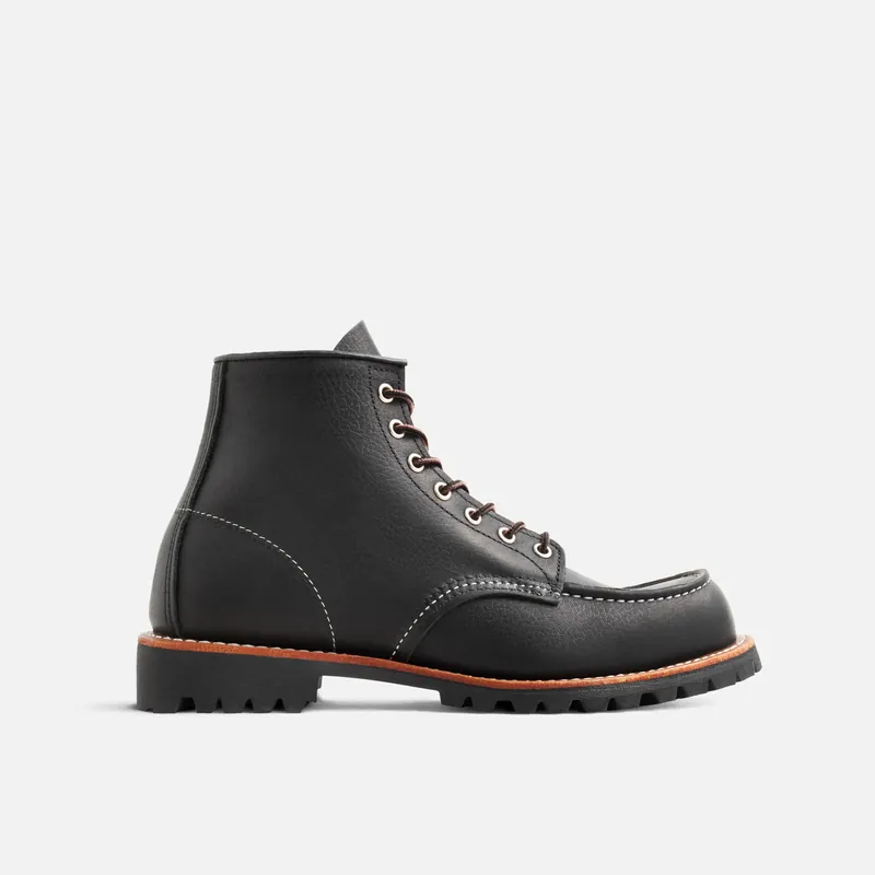 Roughneck Boot - 02949 - Black Oil Slick Leather