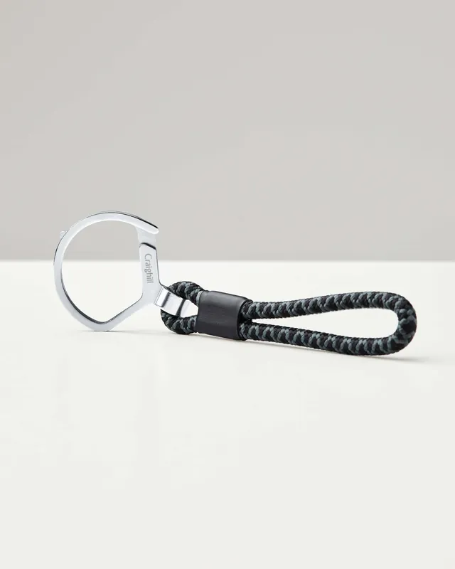 Rope Split Ring - Slate Gray