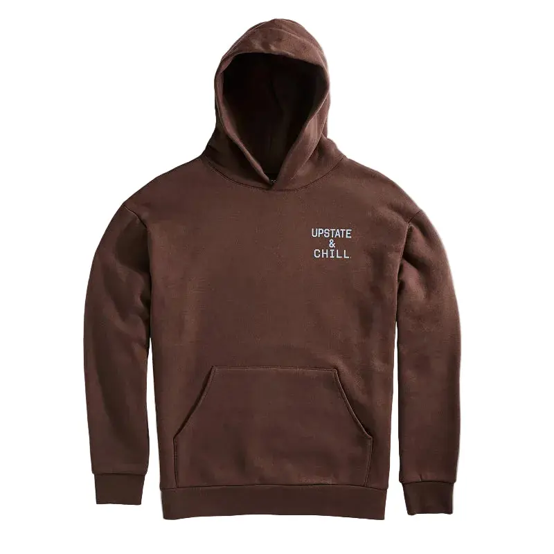 The Heart: Upstate & Chill® Hoodie - Brown