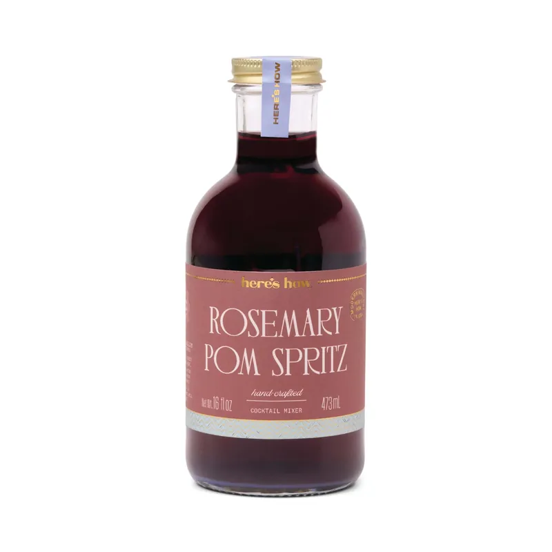Rosemary Pom Spritz Mixer 16oz - Here's How
