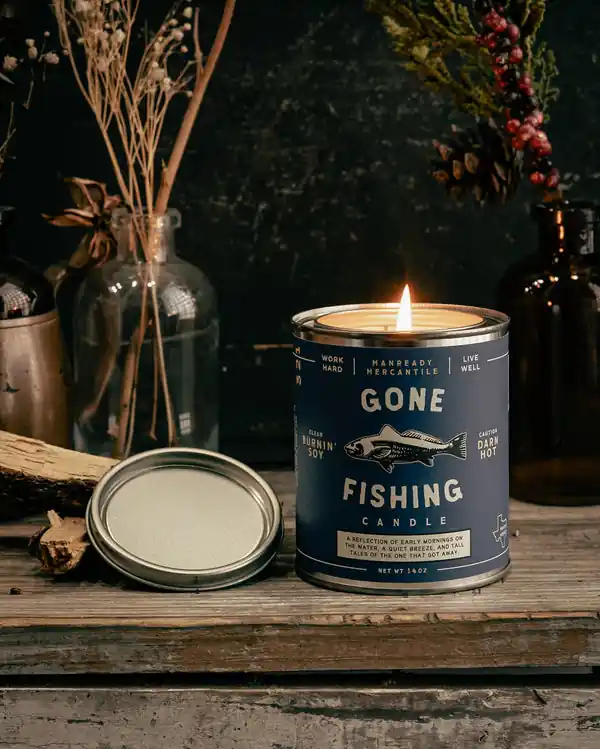 Candle | The Americana Series | Gone Fishing - Manready Mercantile