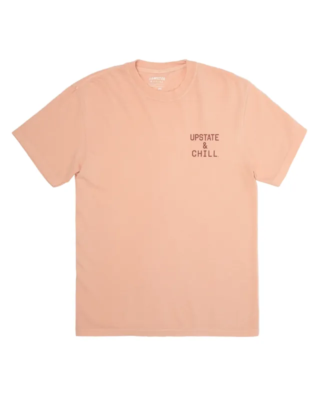The Heart: Upstate & Chill® Pocket T - Peach / Anemone