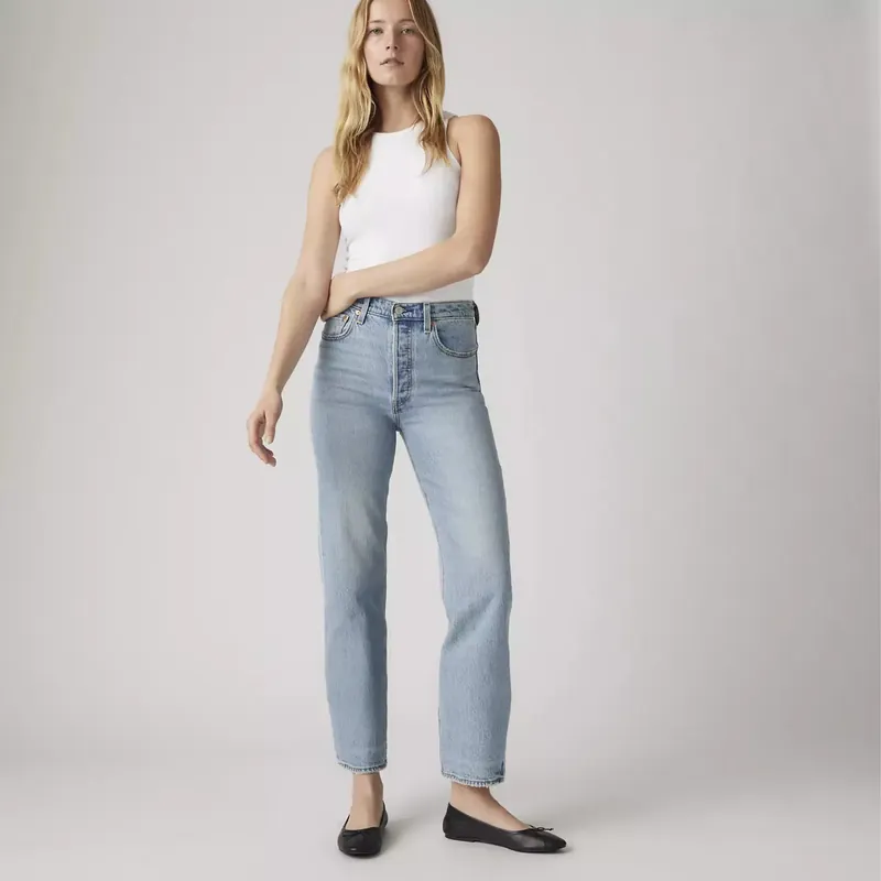 Ribcage Straight Ankle 27" Jean - Let's Share