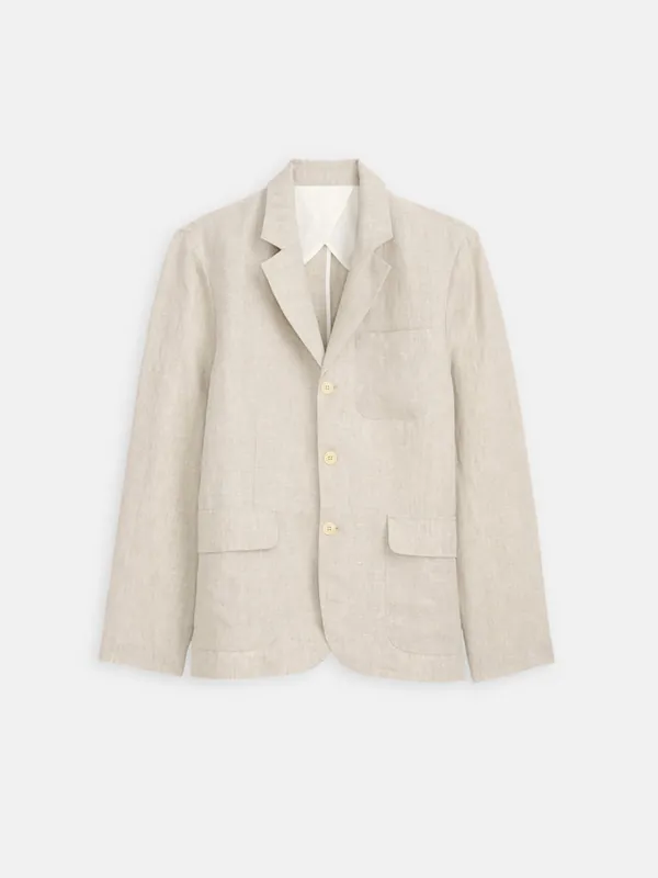 Mercer Jacket in Linen - Flax