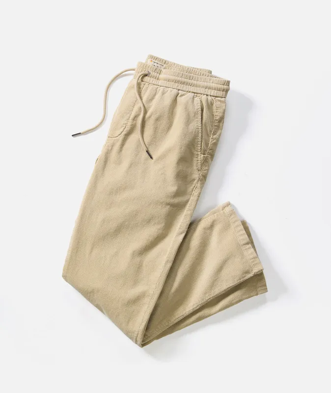 Saturday Corduroy Pant - Relaxed Fit - Light Khaki