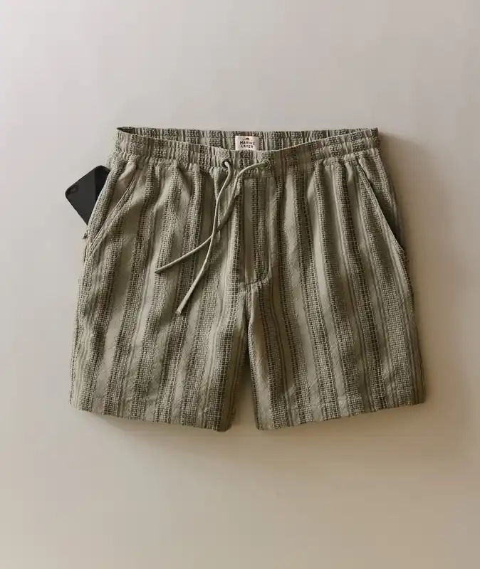 Saturday Dobby Short 6" - Olive