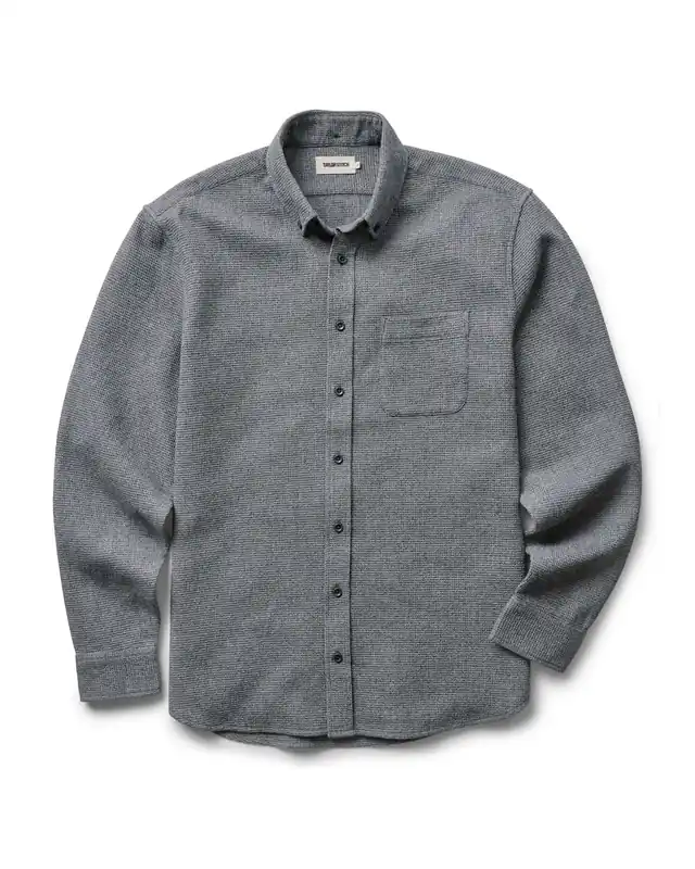 The Jack in Charcoal Twist Waffle - Taylor Stitch
