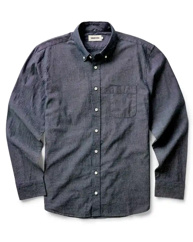 The Jack in Rinsed Indigo Chambray - Taylor Stitch