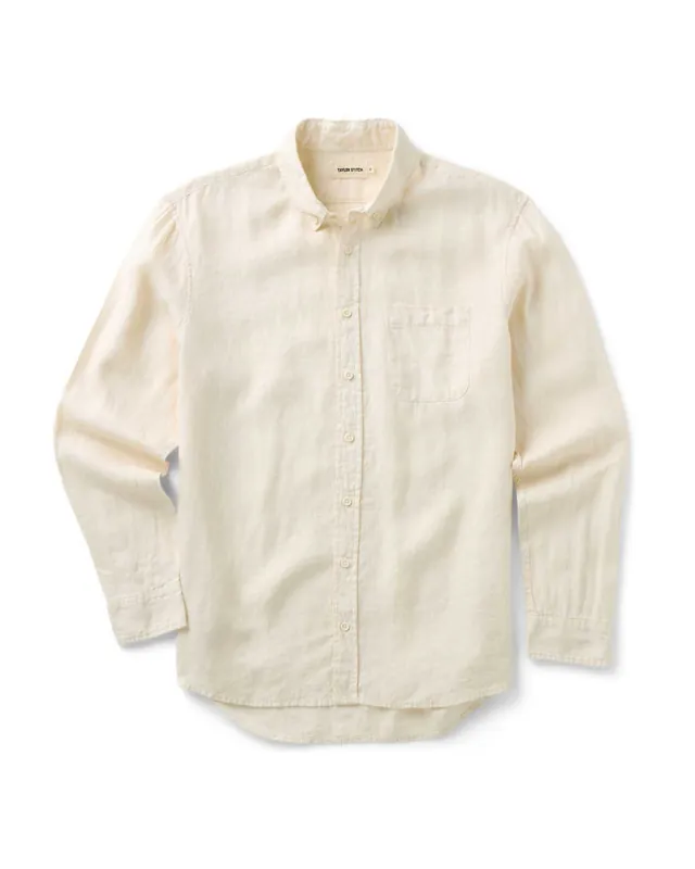 The Jack in Vintage White Linen - Taylor Stitch