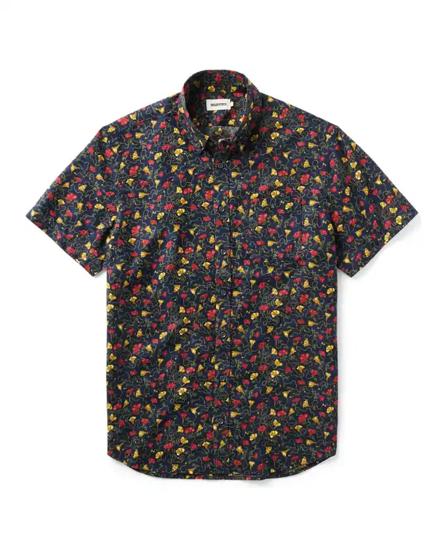 The Short Sleeve Jack in Vintage Bloom Seersucker - Taylor Stitch