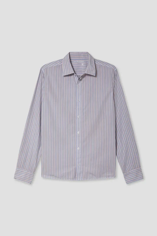 Pigment Yarn Dyed Shirt - Tea Stripe
