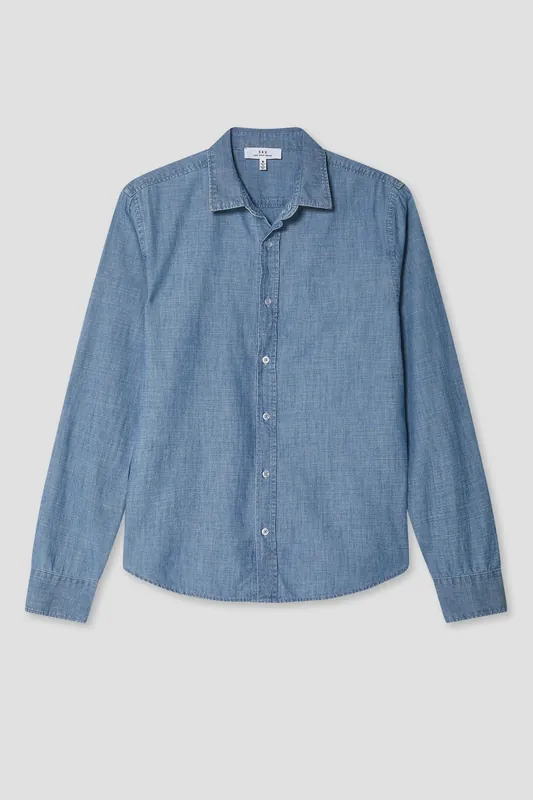 Long Sleeve Chambray Shirt - Chambray