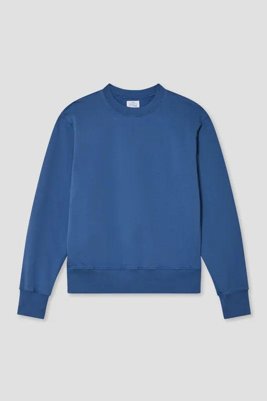 Supima Crew Sweathshirt - Lake