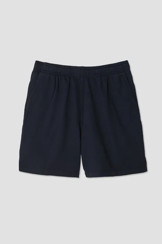 Supima Fleece Short - Navy