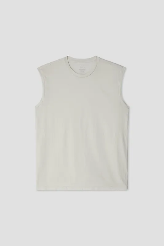 Supima Jersey Muscle Tee - Ash