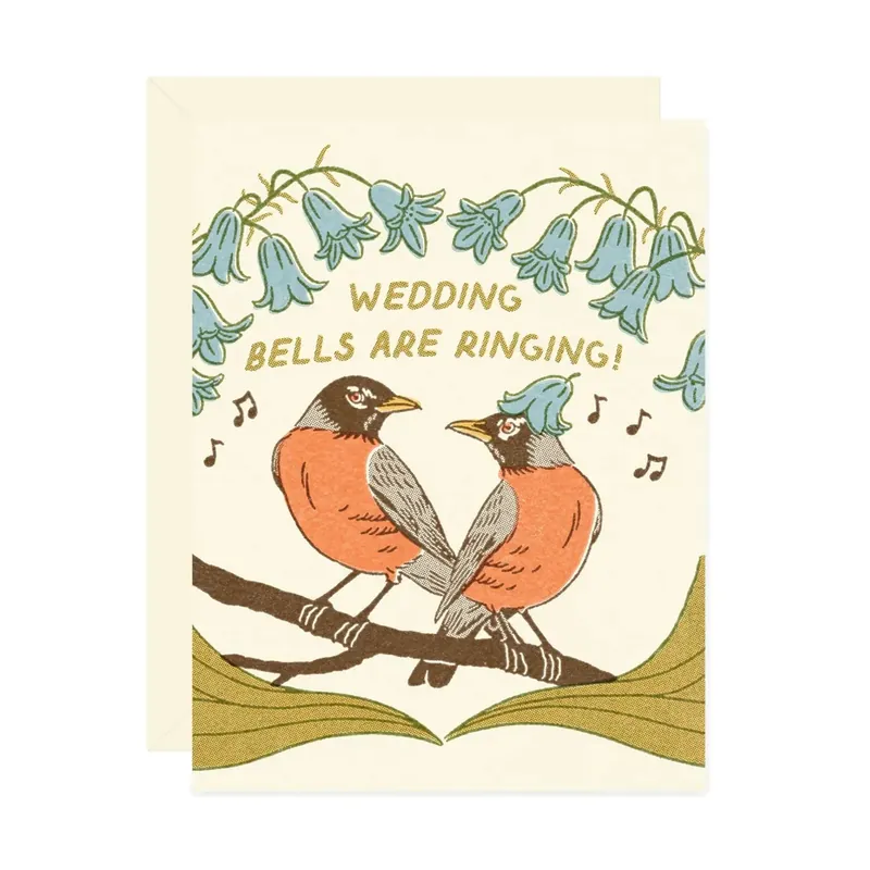 Wedding Bells Card - Wallflower Paper & Party