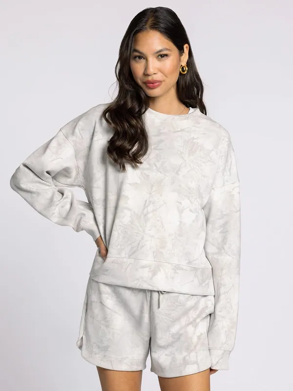 Martina Crewneck - Stone Tree Camo