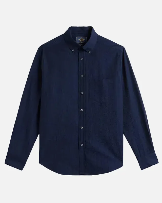 Atlantico Long Sleeve Shirt - Navy