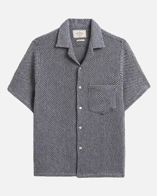 Agora Short Sleeve Shirt - Navy