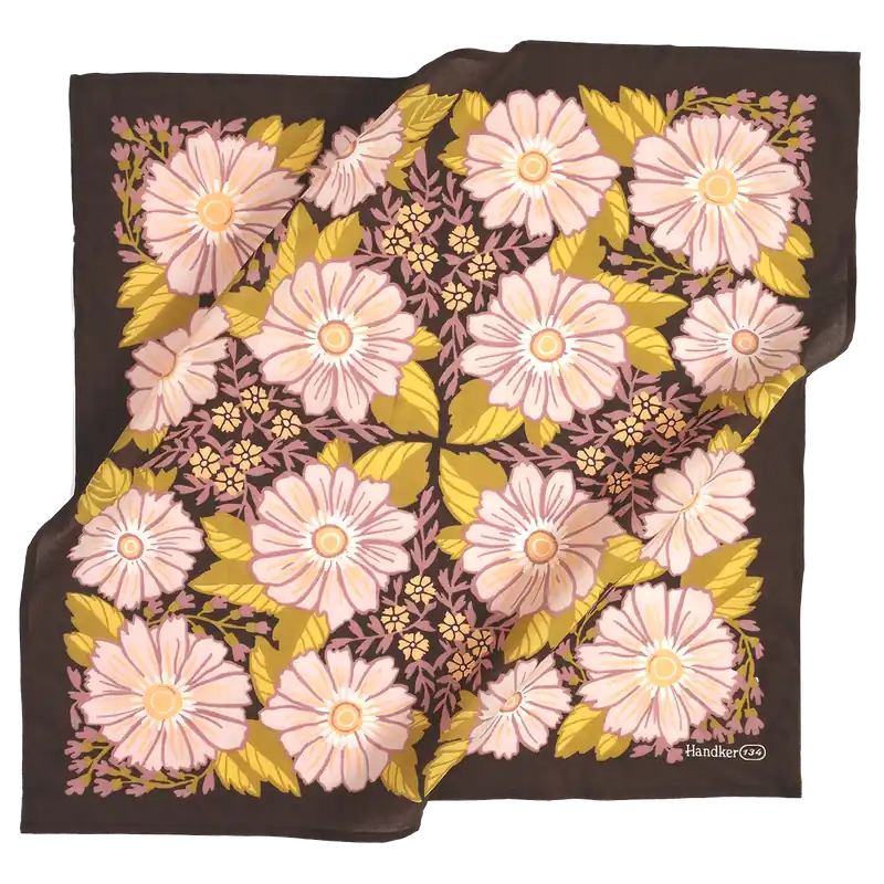 No. 134 Violet Bandana - Handker Goods