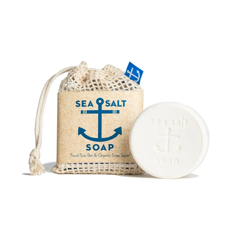 Swedish Dream Sea Salt Soap Travel Size Bar & Soap Saver - Kalastyle Soap Co.