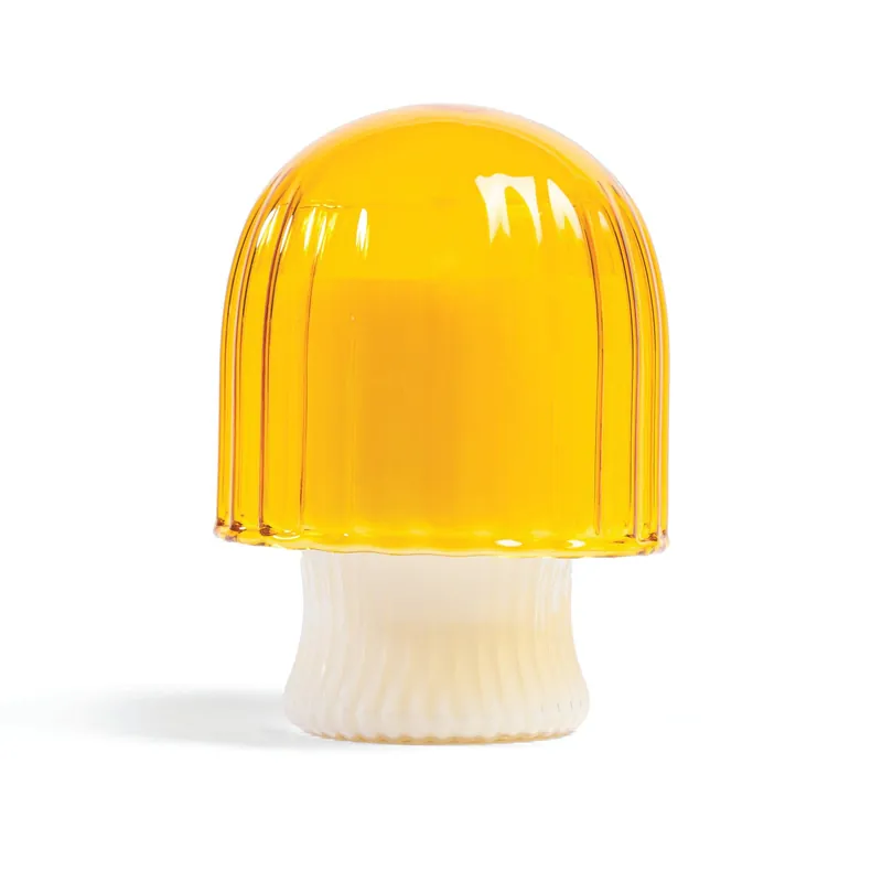 Swedish Dream Lemon Mushroom Cloche Candle - Kalastyle Soap Co.