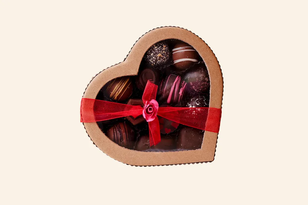 Heart Shaped Chocolate Boxes - Samuel's