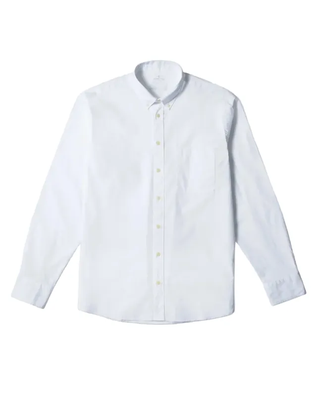 The Saint James Poplin Shirt - White