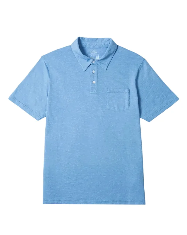The Pearl Street Polo - Azure