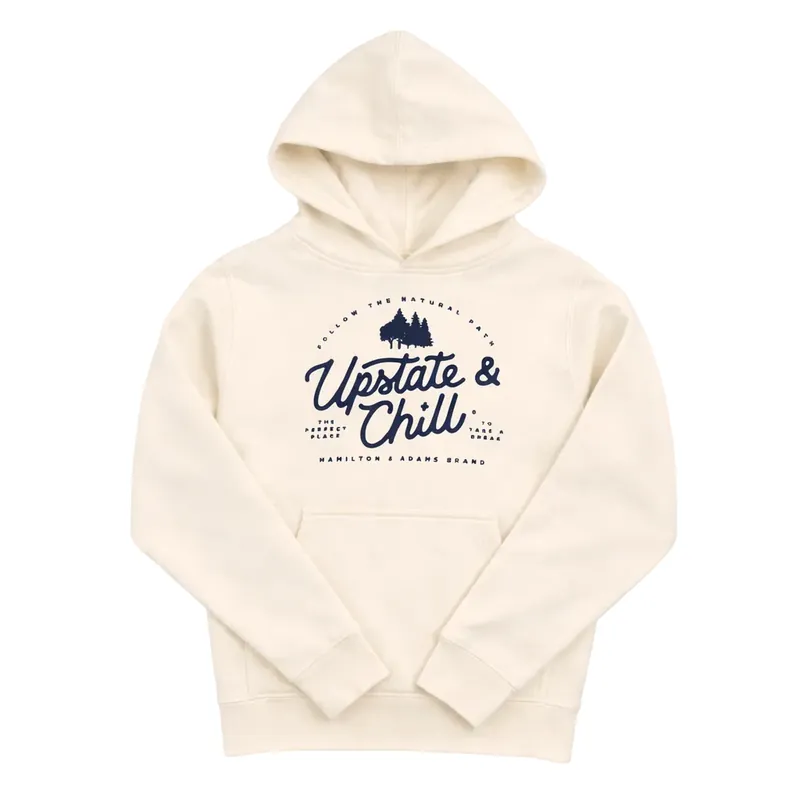 Youth Perfect Place Hoodie - Bone / Van Duesen Blue