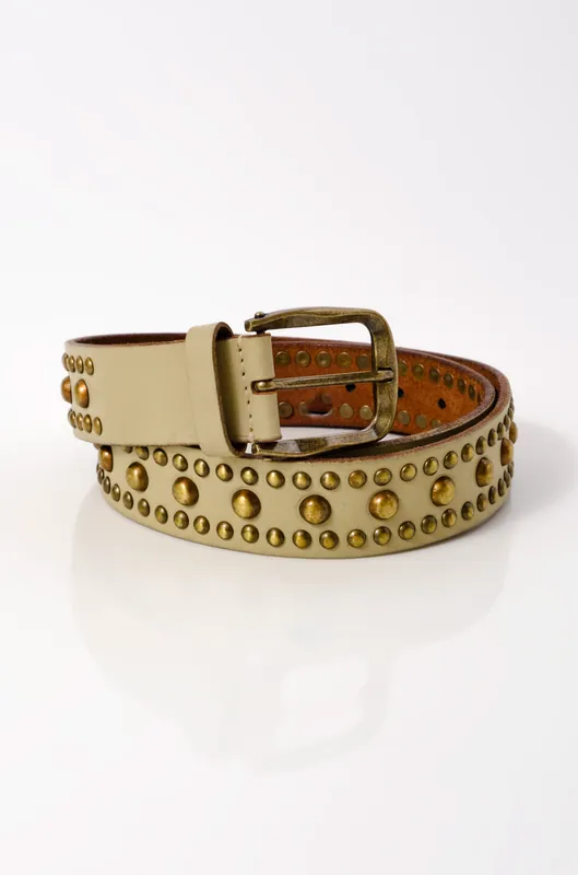 WTF Sola Stud Belt - Stone Cold