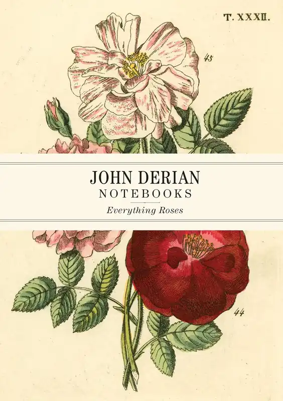 John Derian Paper Goods: Everything Roses Notebooks - Hachette Book Group