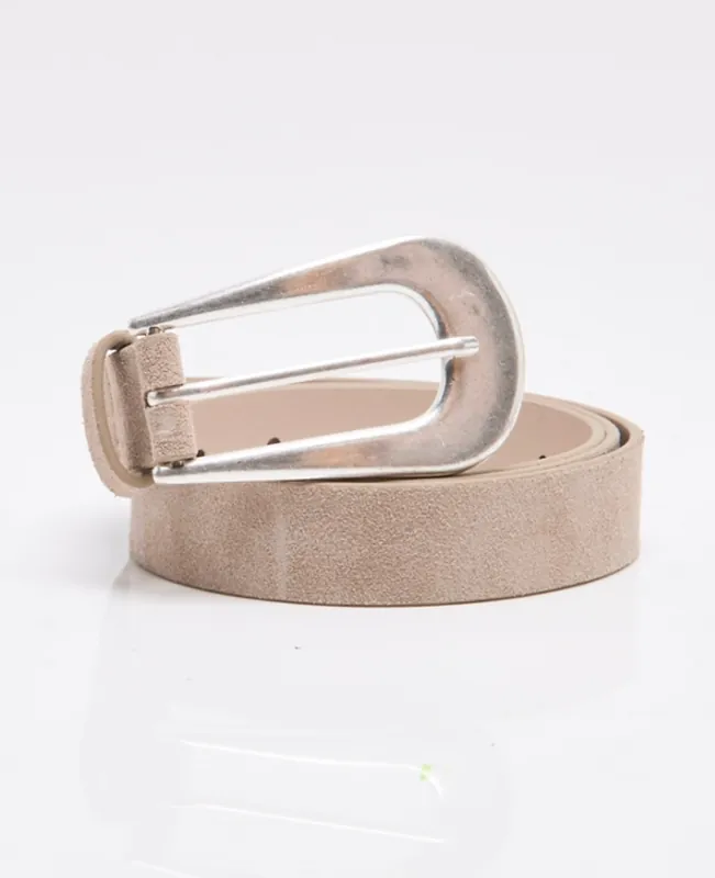 Cannon Suede Belt - Biscotti