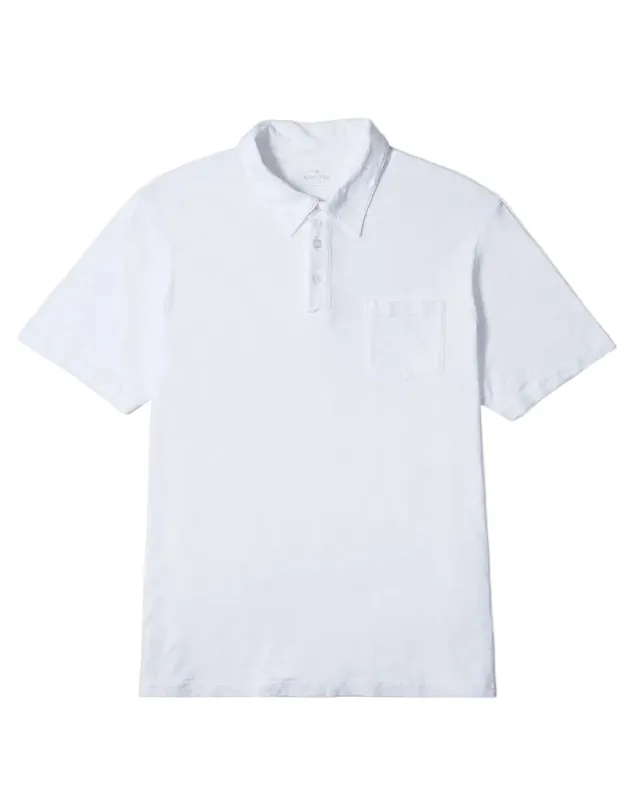 The Pearl Street Polo - White
