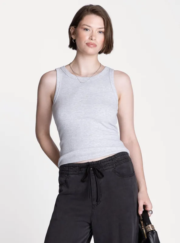 Edlin Tank - Heather Grey