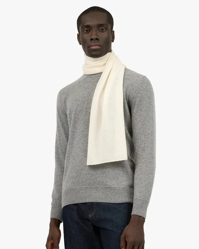 Men's Essential Scarf - White